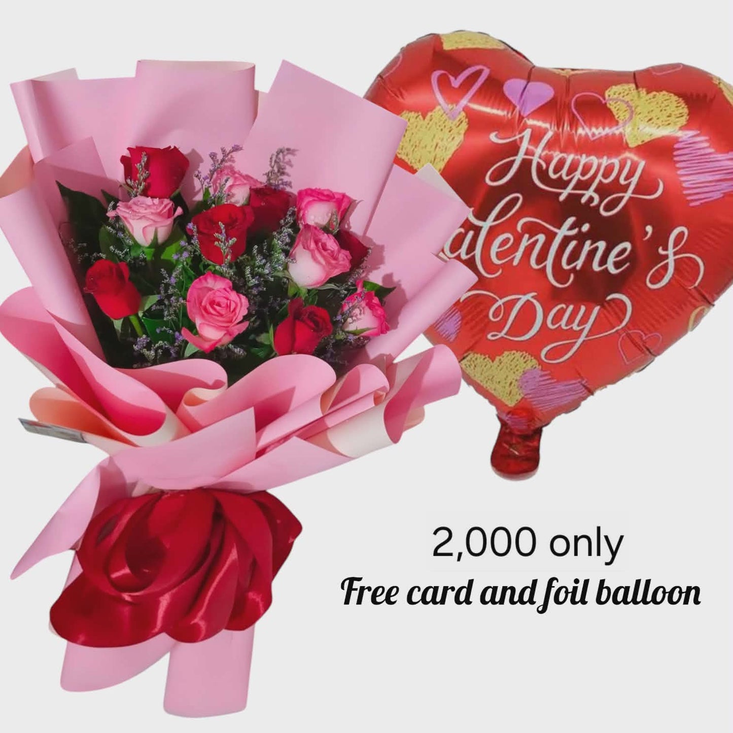 Rosy Promise – Valentine's Bloom Duo